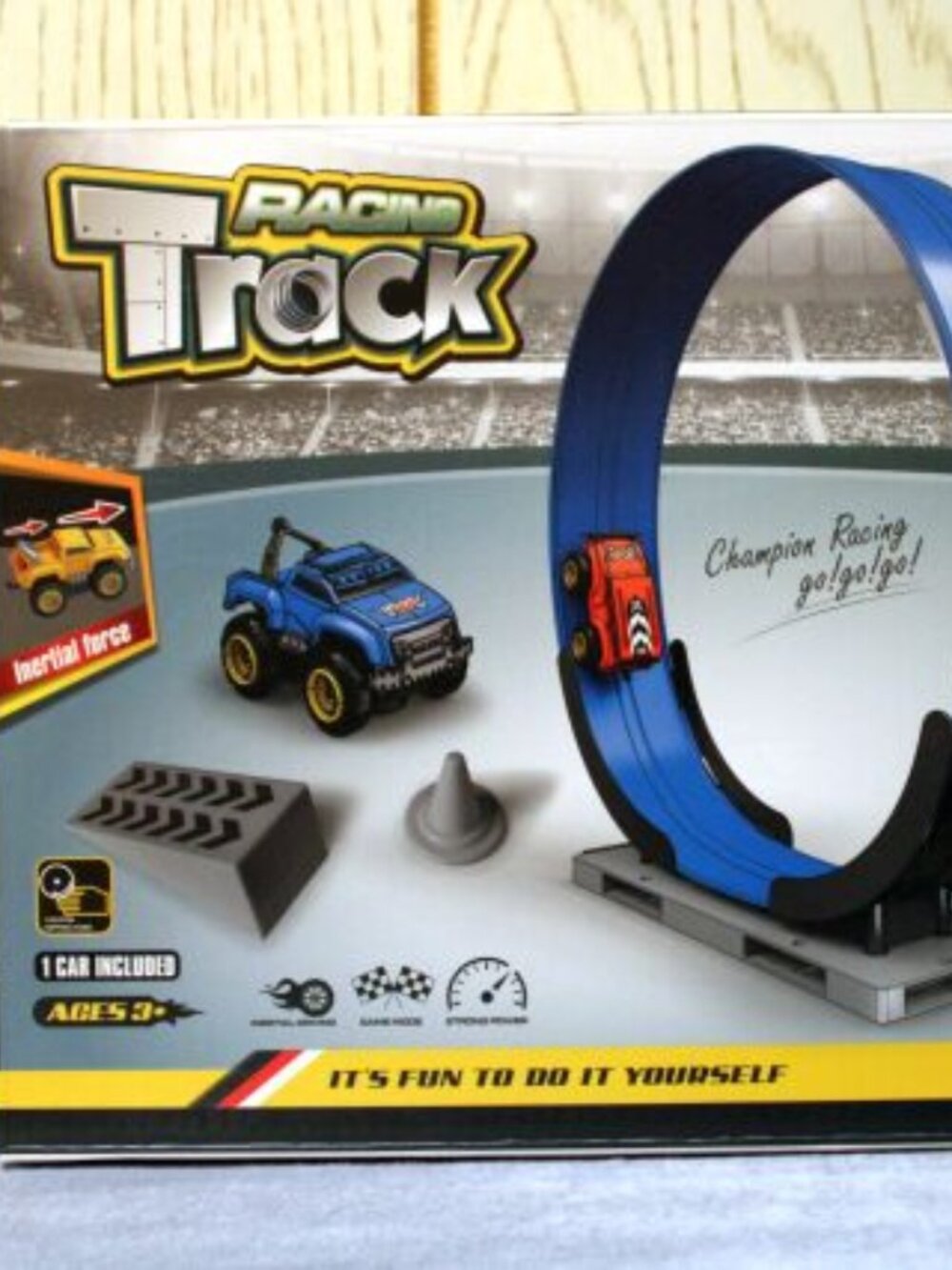Kids Racing Track Play Set - Comes with 1 Car - NIB